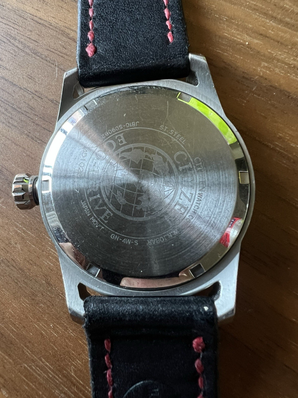 Citizen Eco Drive JB10 w/Custom Swedish Ammo Strap – Black/Red