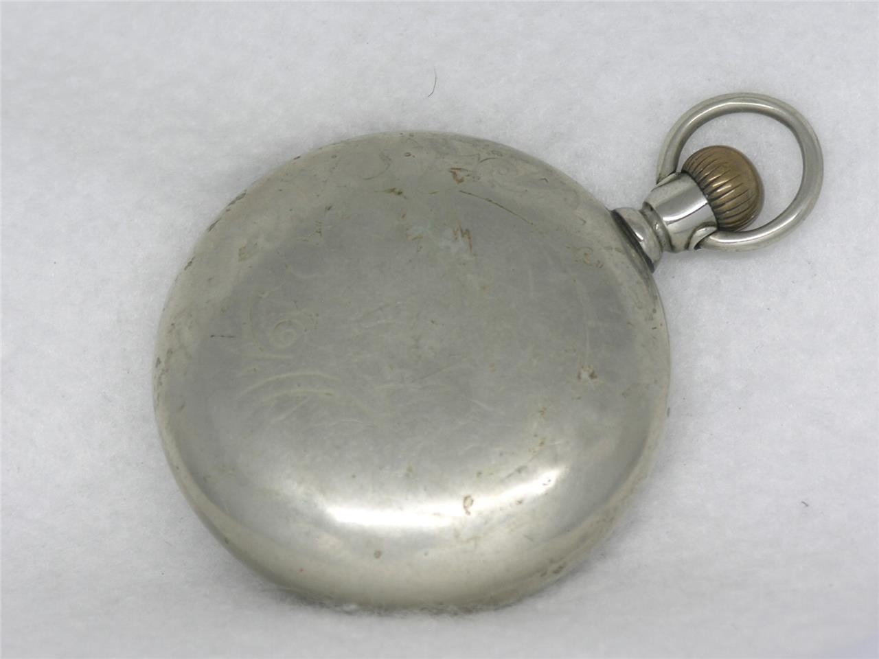 ANTIQUE 17 JEWEL APPLETON TRACY 1892 MODEL RAILROAD GRADE POCKET WATCH, RUNNING!