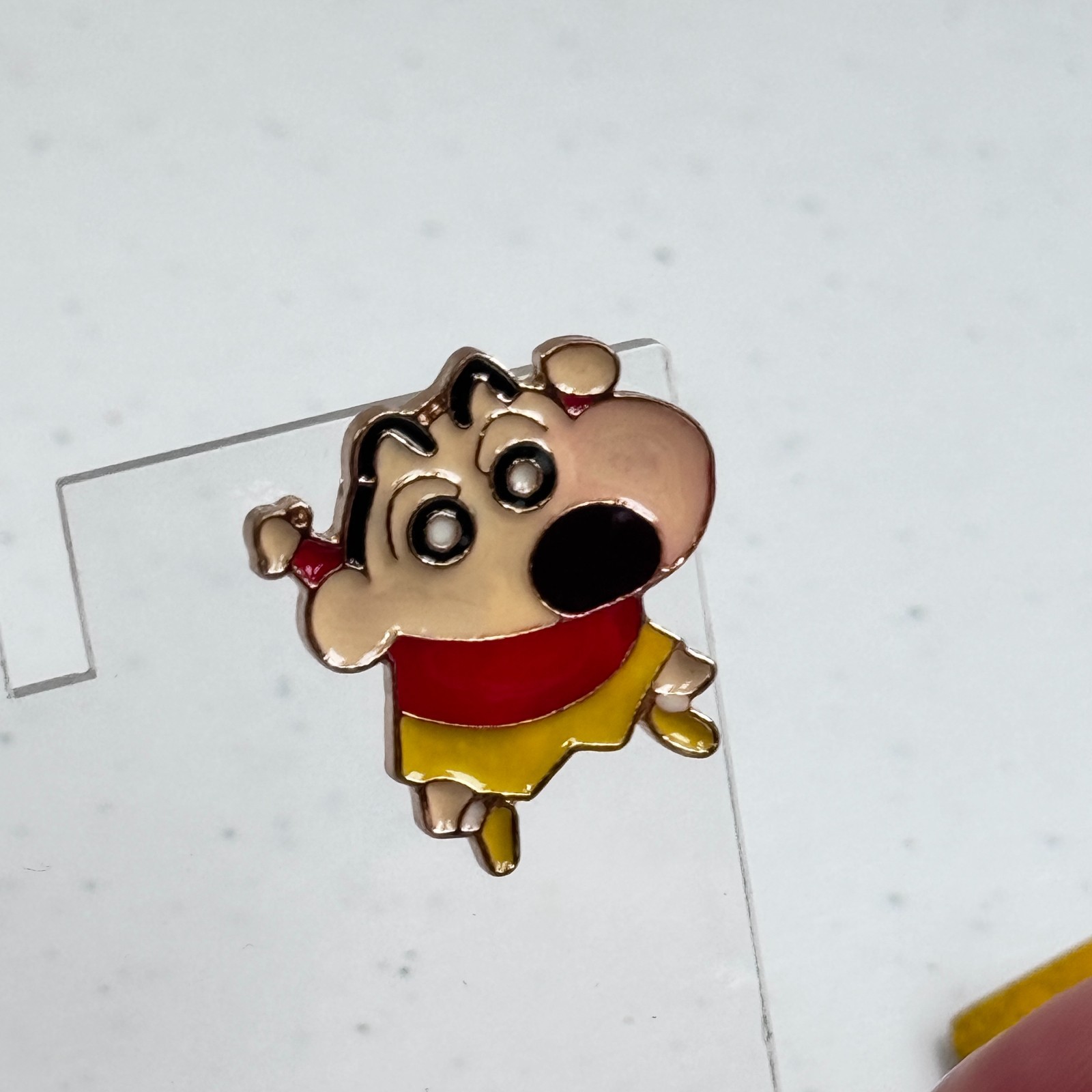 Brooch Shin Chan Anime Cartoon Enamel Pin Kawaii Novelty Jewelry