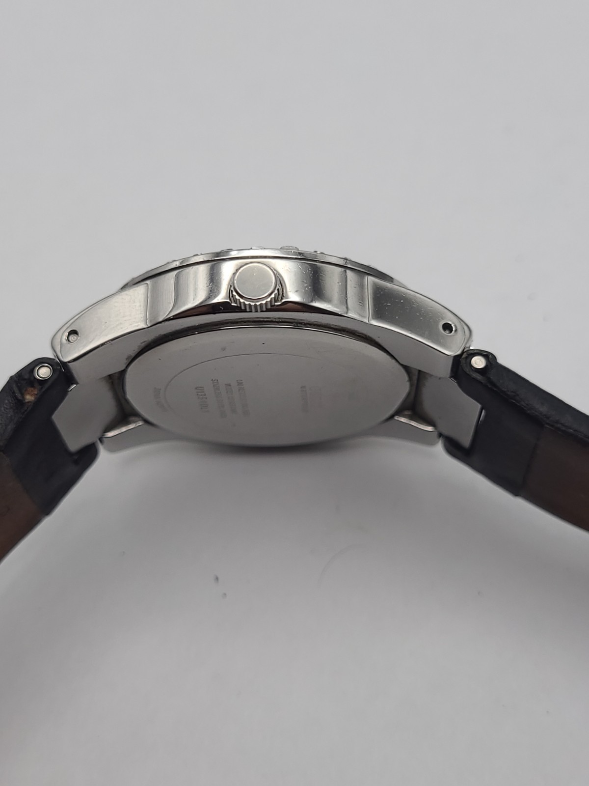 GUESS WATCH WATERPRO Black Dial Black Band New Battery Working