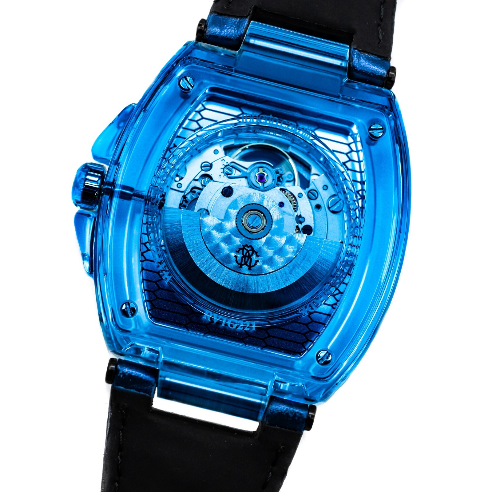 JAPAN LIMITED EDITION Tonneau Moon See-through Design 3HD Automatic K9 Cool Blue