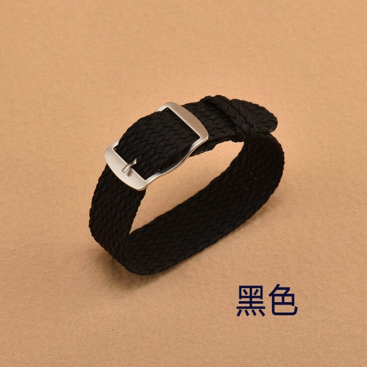 No-hole Nylon Strap 14mm 16 18 20 22mm Wristband Weave Fabric Canvas Watch Band