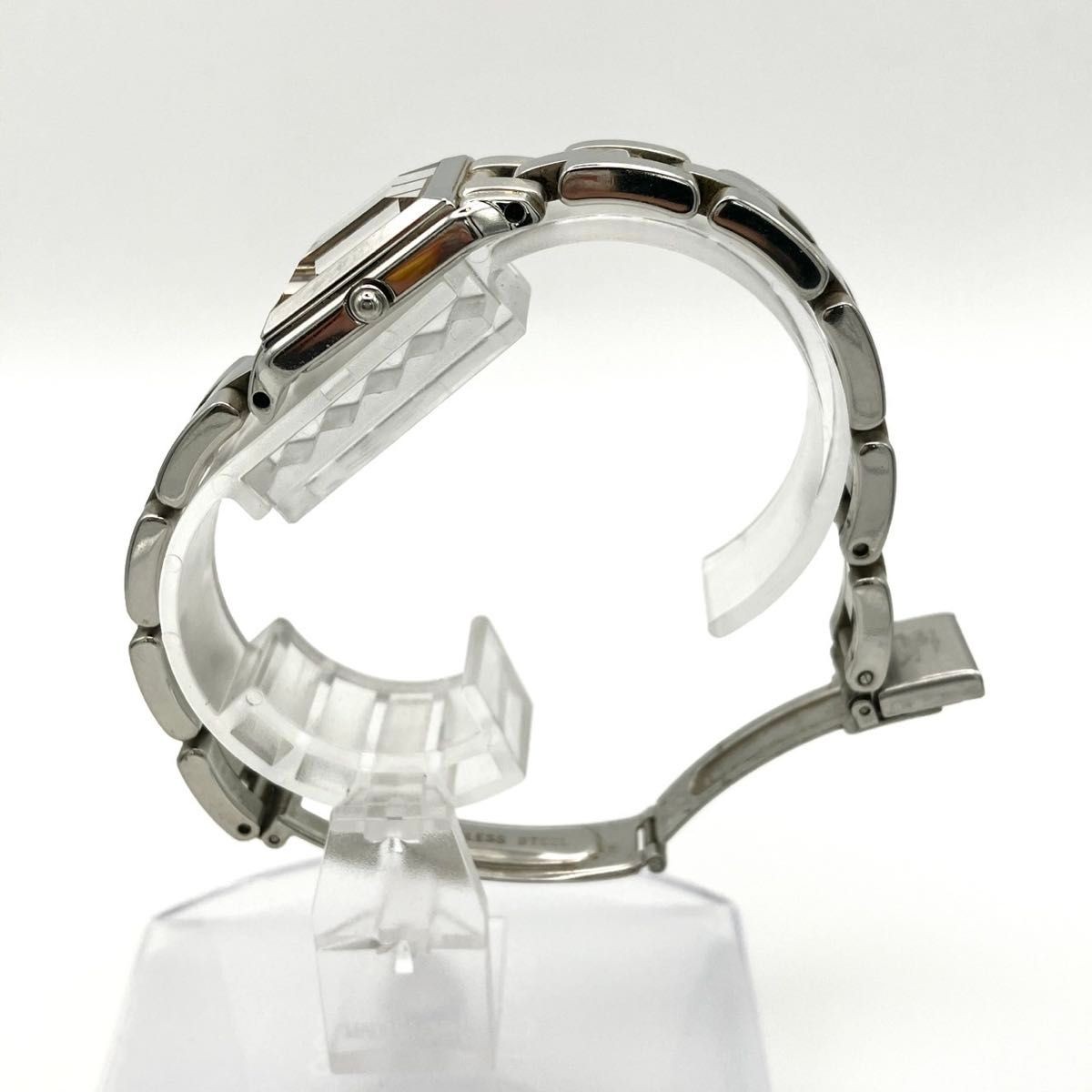 New Battery Replacement Working Burberry Vintage Watch Rectangular Cut Glass Sha