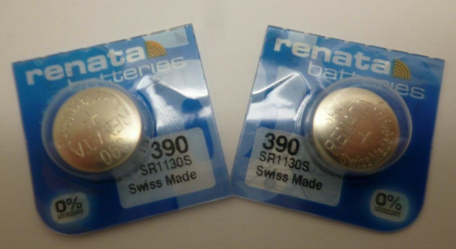 390 Watch battery D389 D390 SR1130W AG10 LR54 Silver 1.55V Mercury quartz x 1