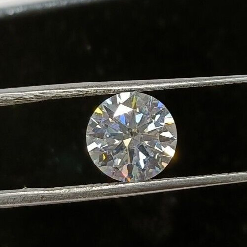 Moissanite Loose Round Stone Color White Cut Certificate Real Excellent Gem 8 MM