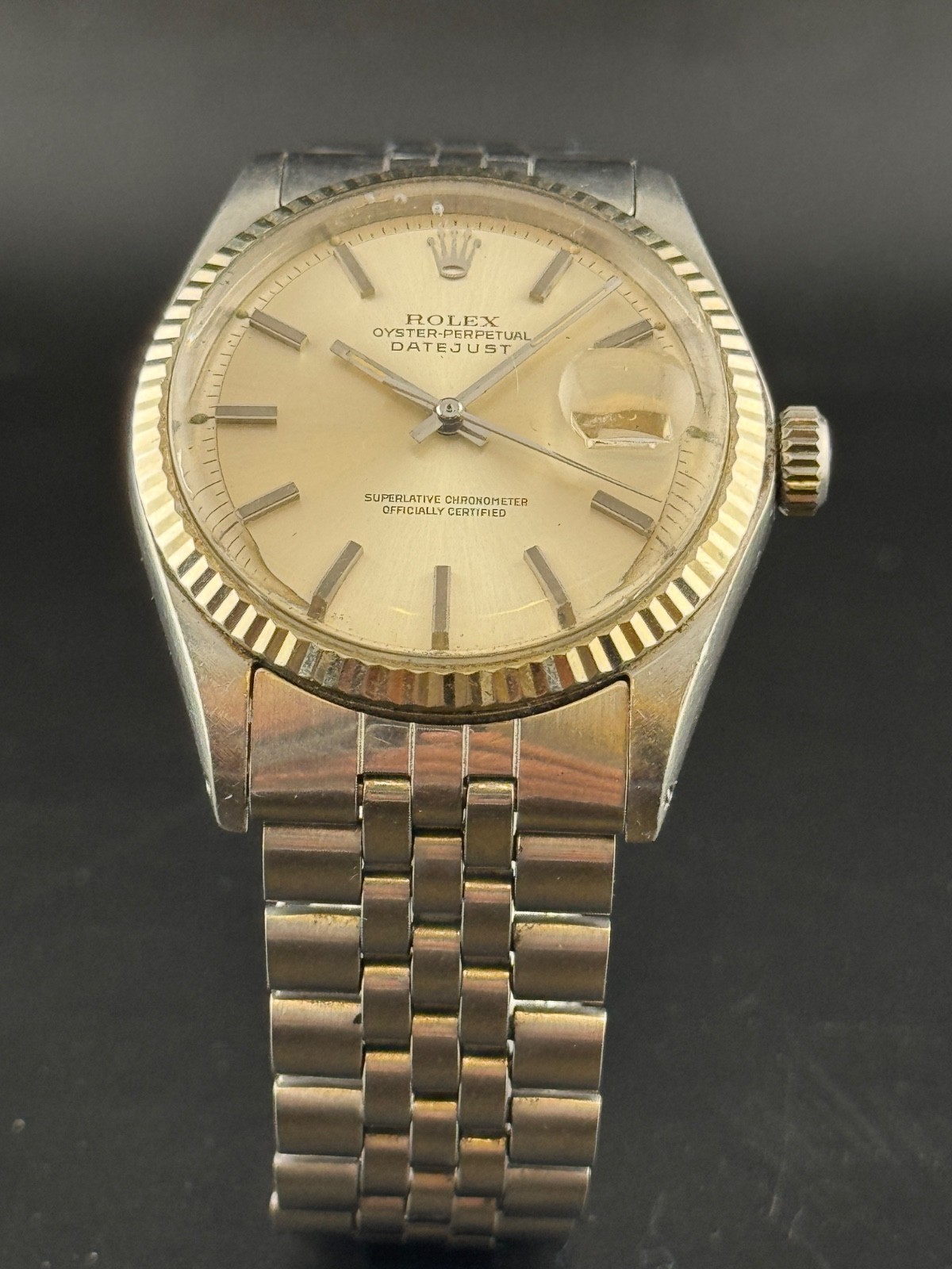Rolex Datejust 1601 Vintage Jubilee Automatic Steel 36mm Silver Dial
