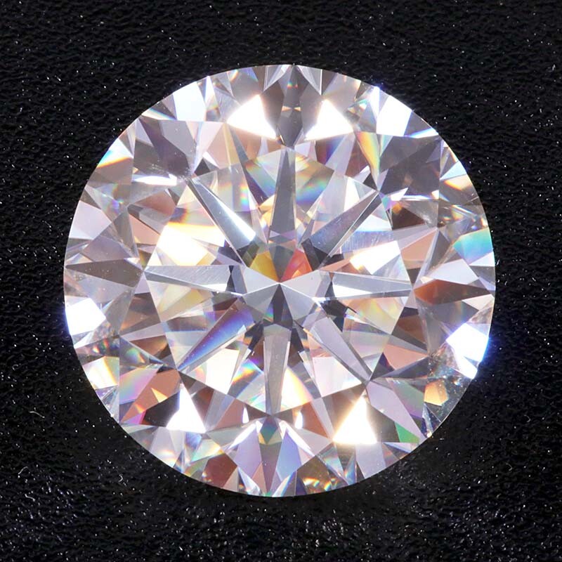 MOISSANITE LOOSE GEMS – 1 CARAT 6.5MM WHITE ROUND BRILLIANT CUT – HI COLOUR