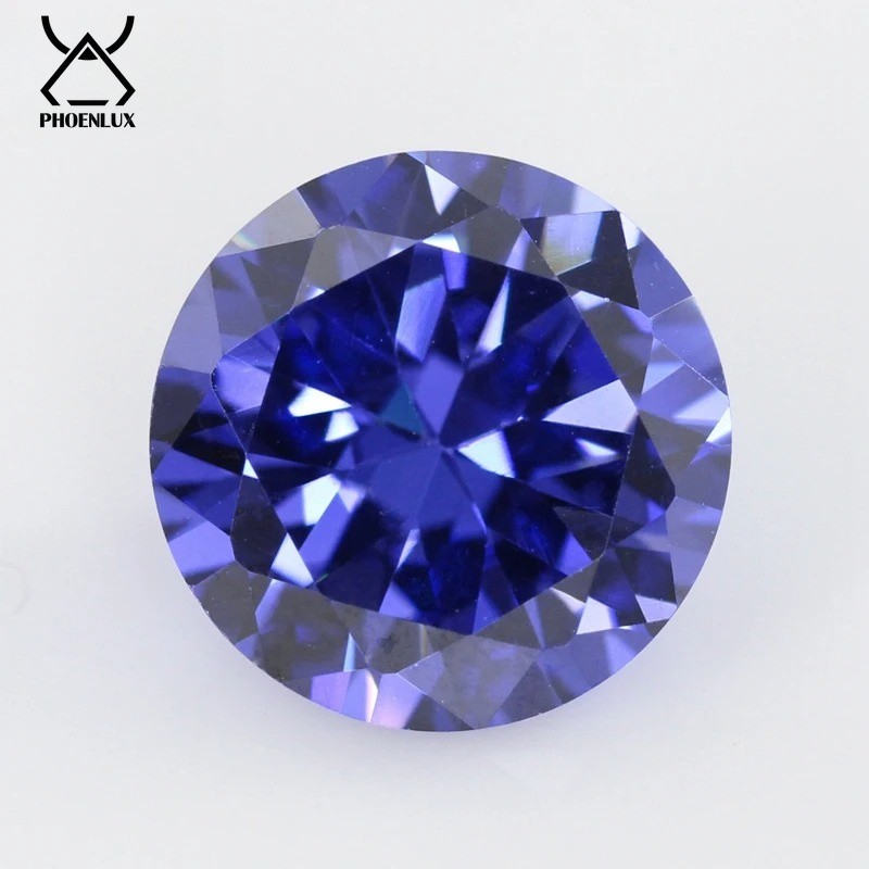 5A 14 Colors Round Red Black Cubic Zirconia Stone Loose CZ Stones For Jewelry