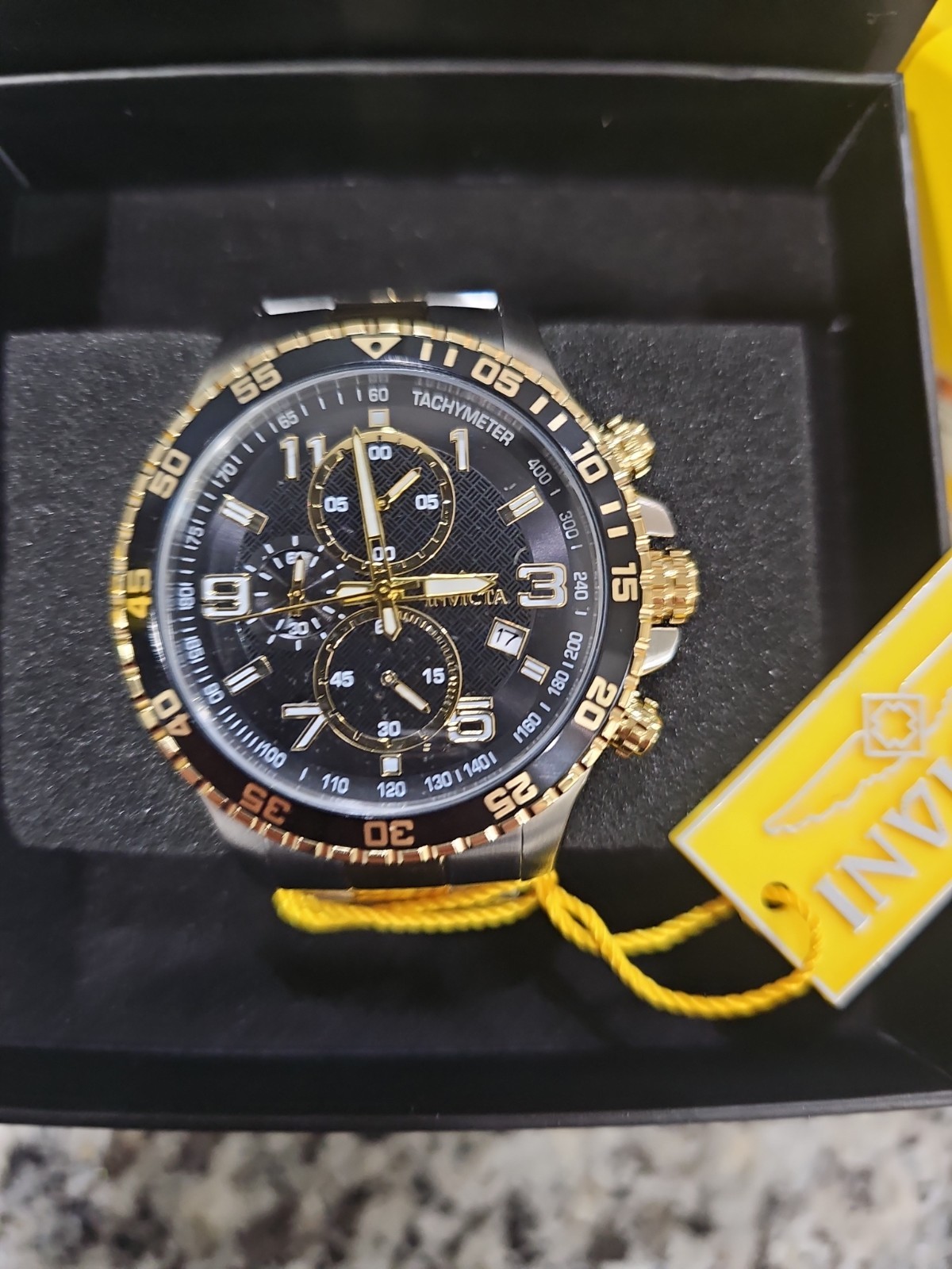 REATAIL $299.99 Invicta Specialty Fortitude 45mm Men’s Watch Gold Silver 37147