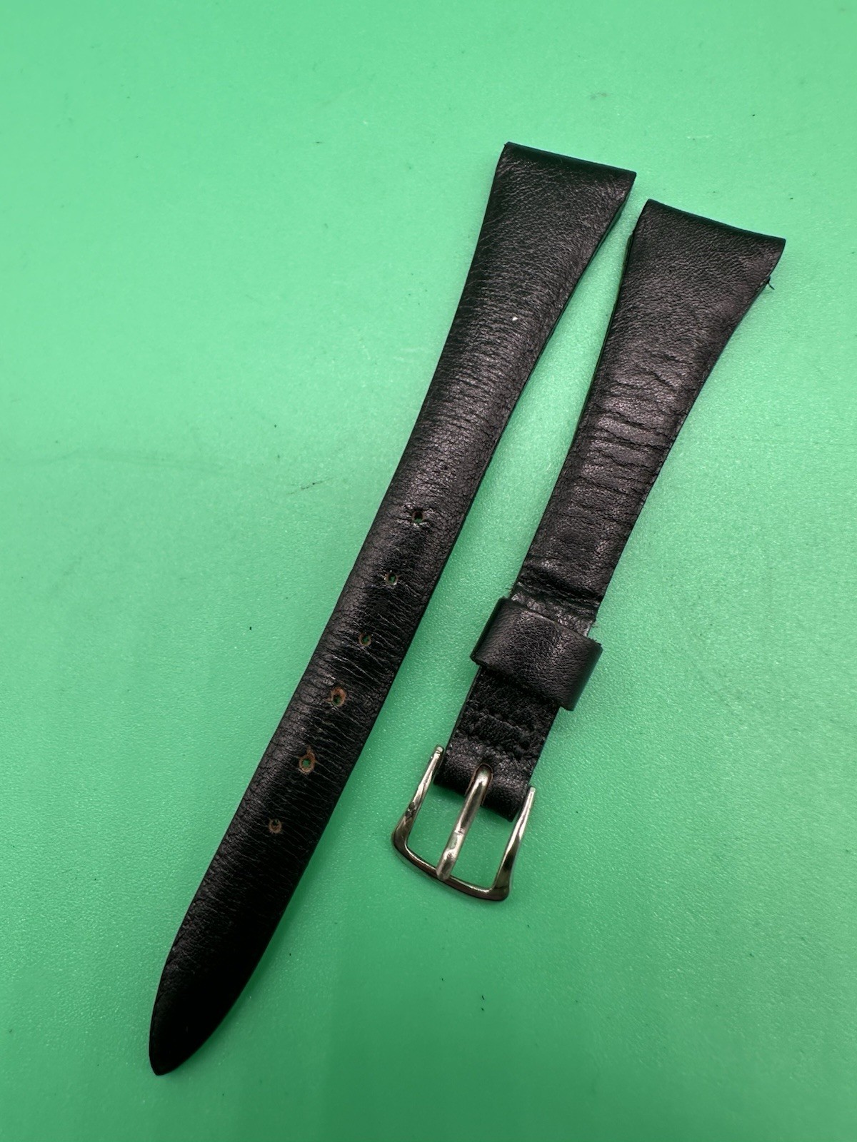 Vintage Oris Dynasty Swiss Made Calf Skin Black Leather Women’s Watch Band Only
