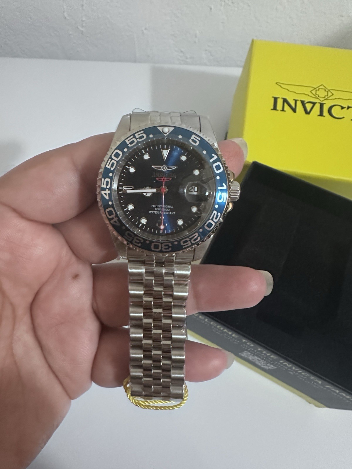 48664-Invicta lady 38 mm Stainless Steel steel Blue Dial Pc32 Quartz