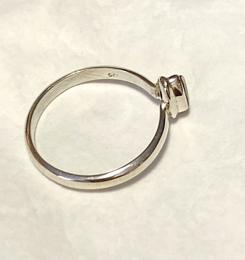 Amazing Natural Australian Opal Ring 925 Sterling Silver Size 8🌹