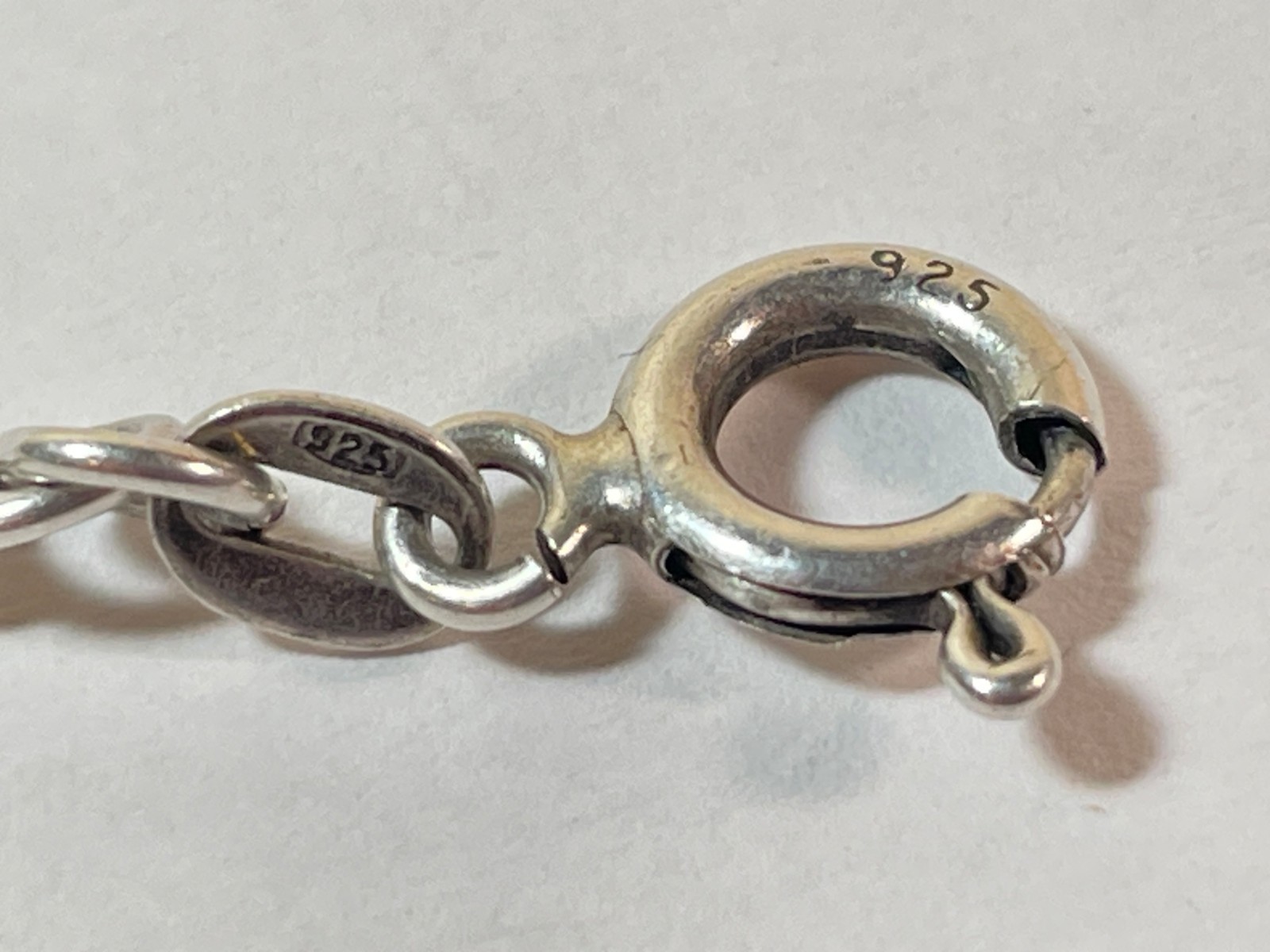 Vintage Unique Onyx 925 Sterling Silver Necklace 12.8g