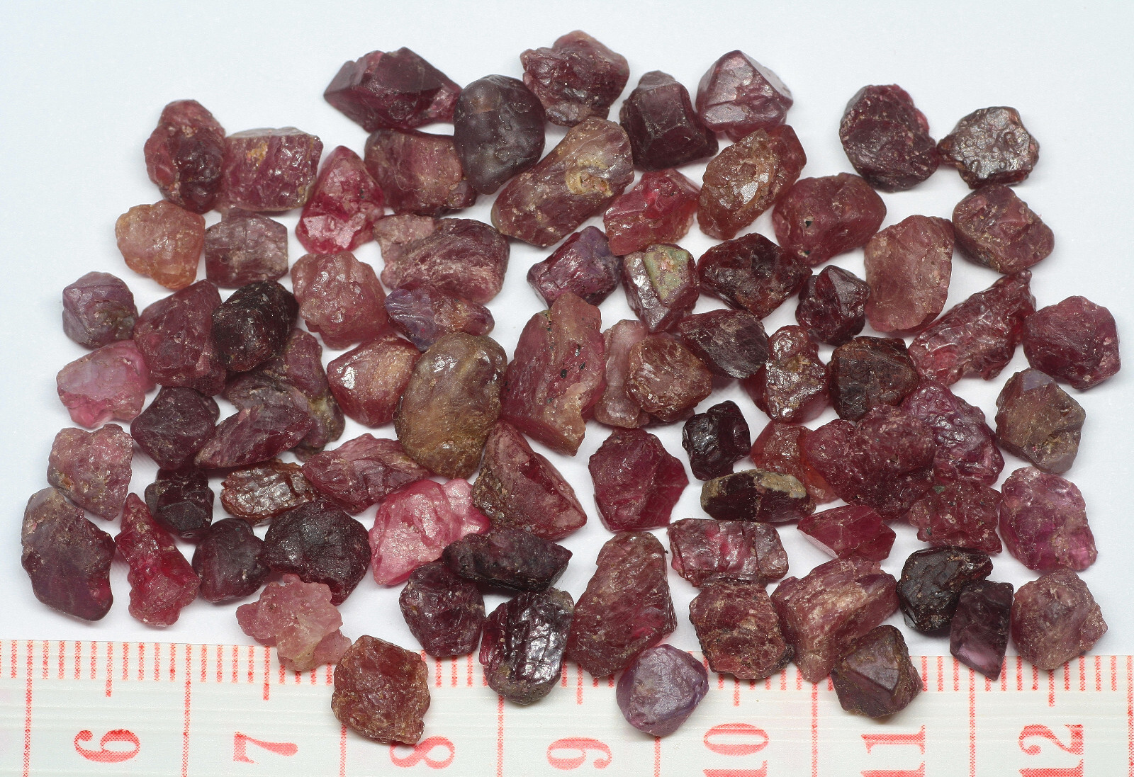 Burma Natural Untreated Small Size PINK/RED SPINEL Specimen Rough 100.00cts
