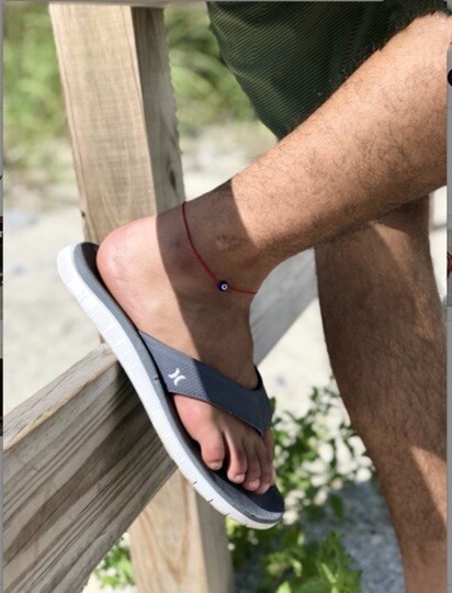 Evil Eye Red String Anklet Protection Beach Foot Jewelry Mens Women Gift Unisex