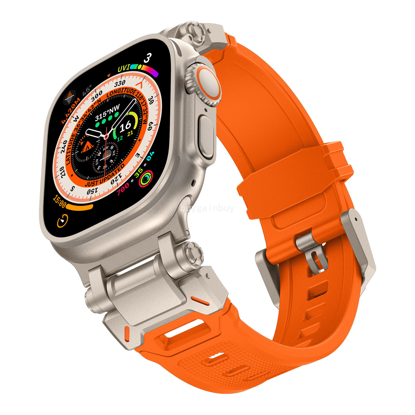 Metal+Silicone Band Strap For Apple Watch Series 11 10 9 8 7 6 5 4 SE Ultra 3 2