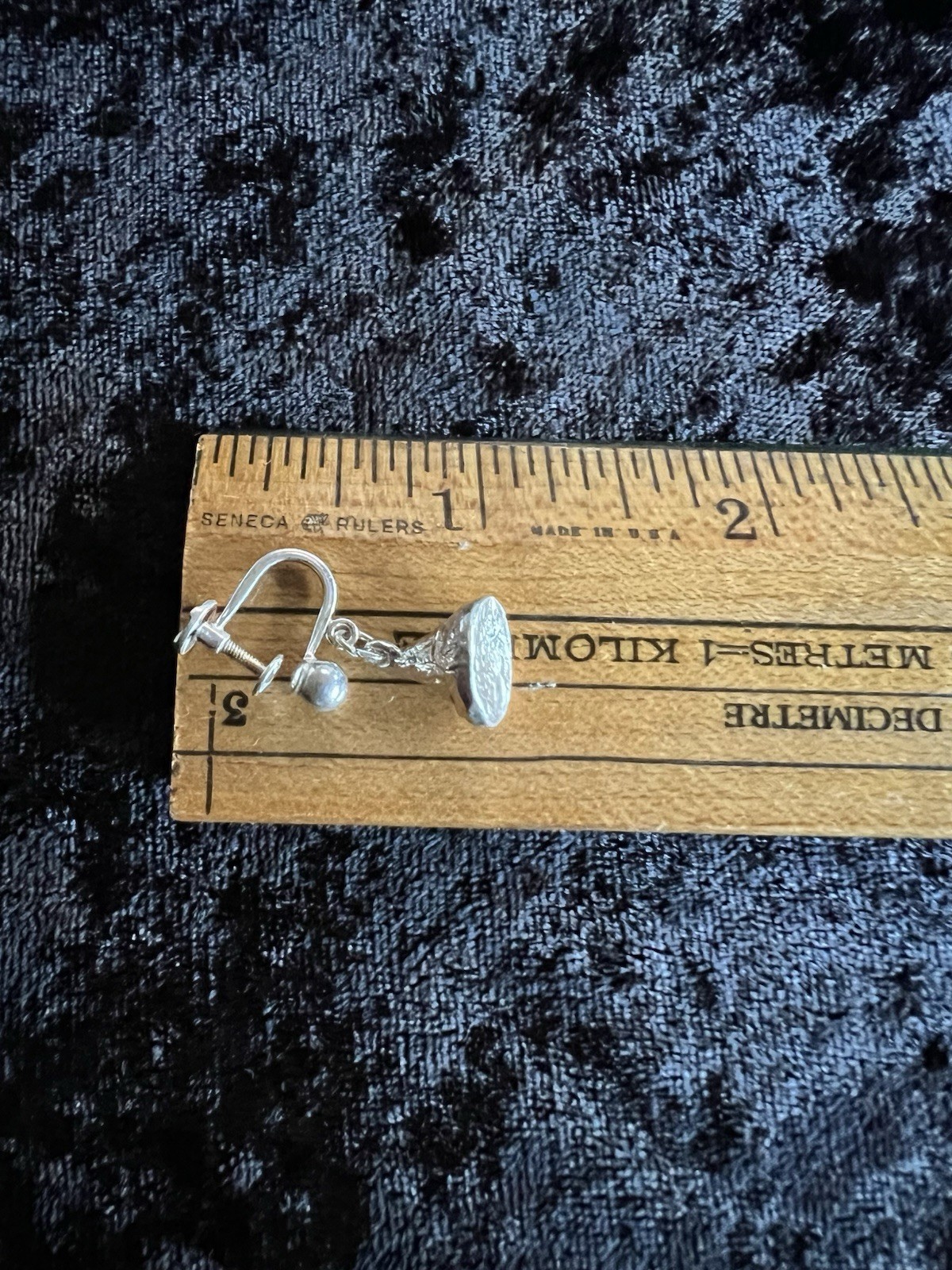 Hershey’s Kiss Screwback Earrings JCF Sterling 7.13g Excellent Condition ￼