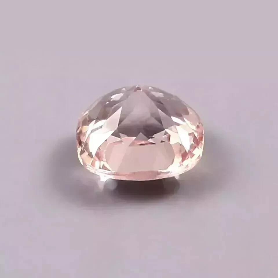 Pink Morganite Natural Cushion Cut 10-12 Ct Madagascar Gemstone Loose Certified