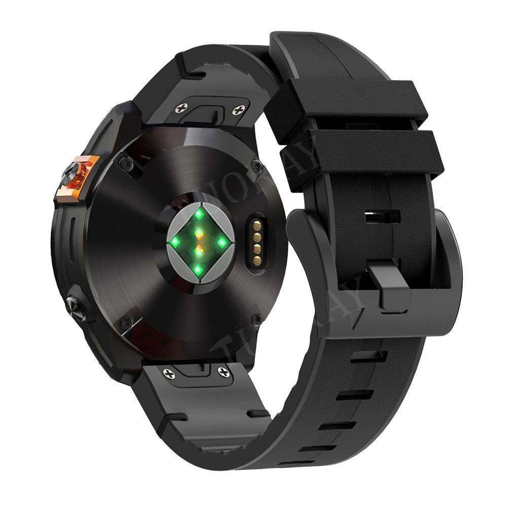 Silicone Leather Band Strap For Garmin Watch Fenix 8 E 7X 7 6X 6 5 5X Enduro 3 2