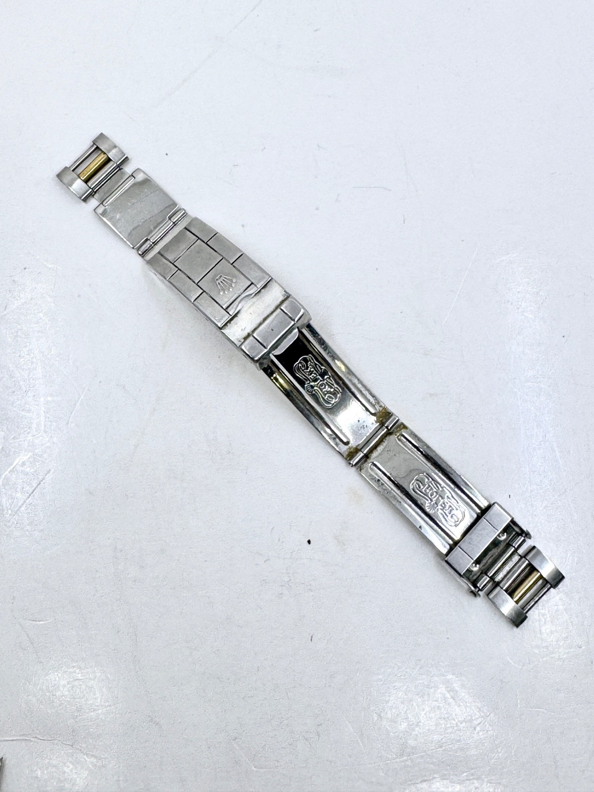 Rolex flip lock Clasp for Steel & Gold Oyster Bracelet Code 93153 18 year 1996