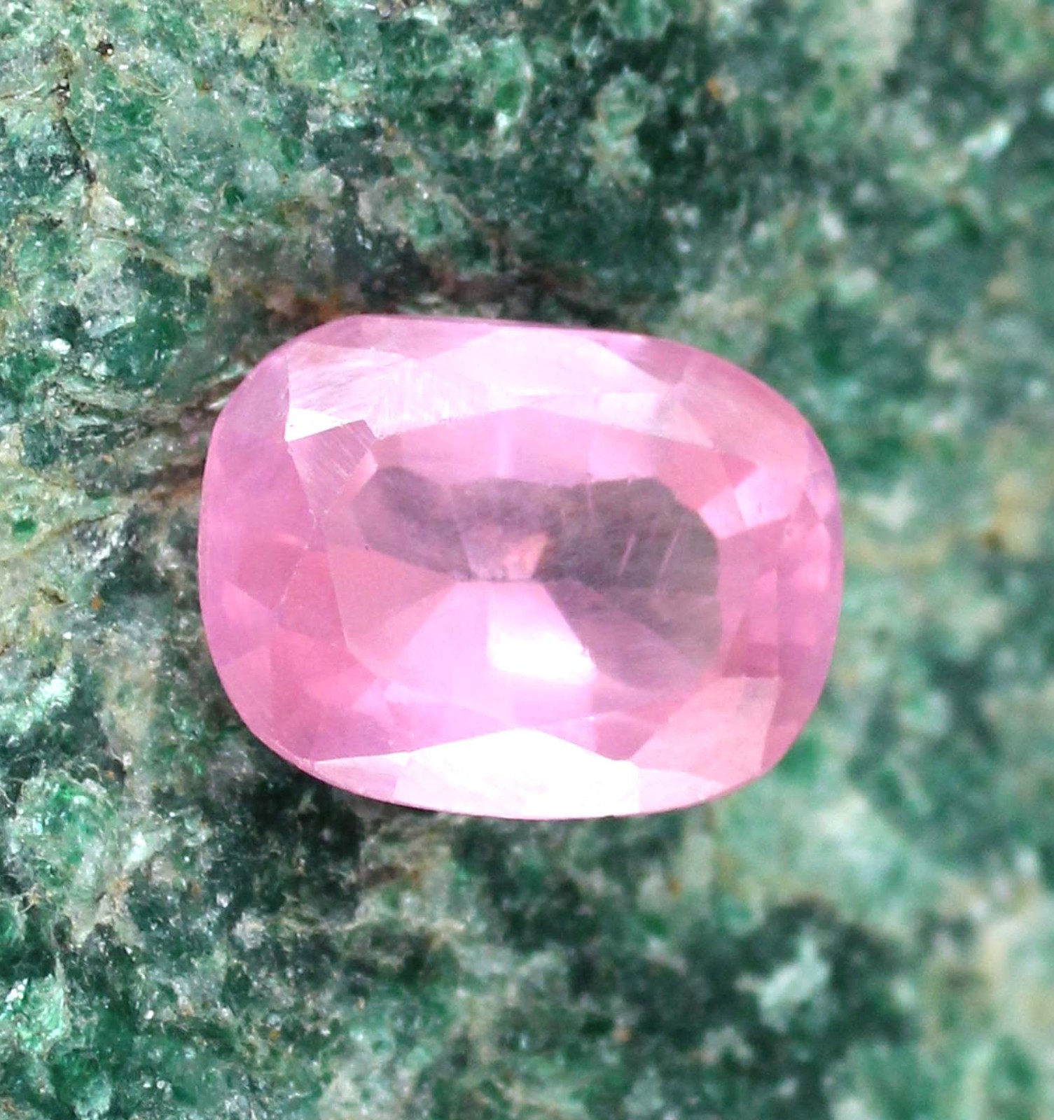 Srilankan Natural Pink Spinel 10.45 Ct/12 mm Cushion Gemstone Certified T36524