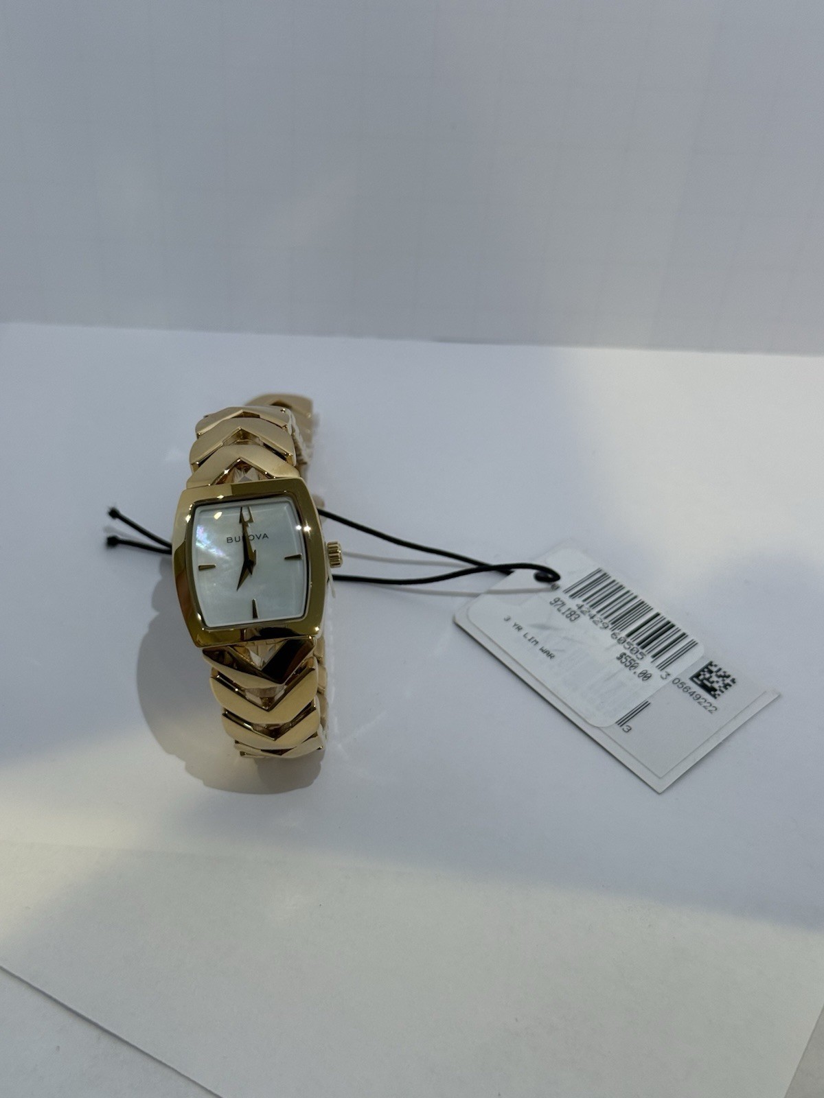 Bulova Classic Gold Mother of Pearl Ladies Watch 97L183