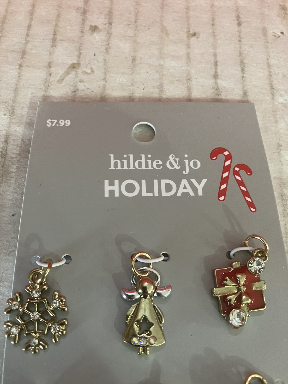 Hildie & Jo Christmas Holiday Charms 6 Total. DWK