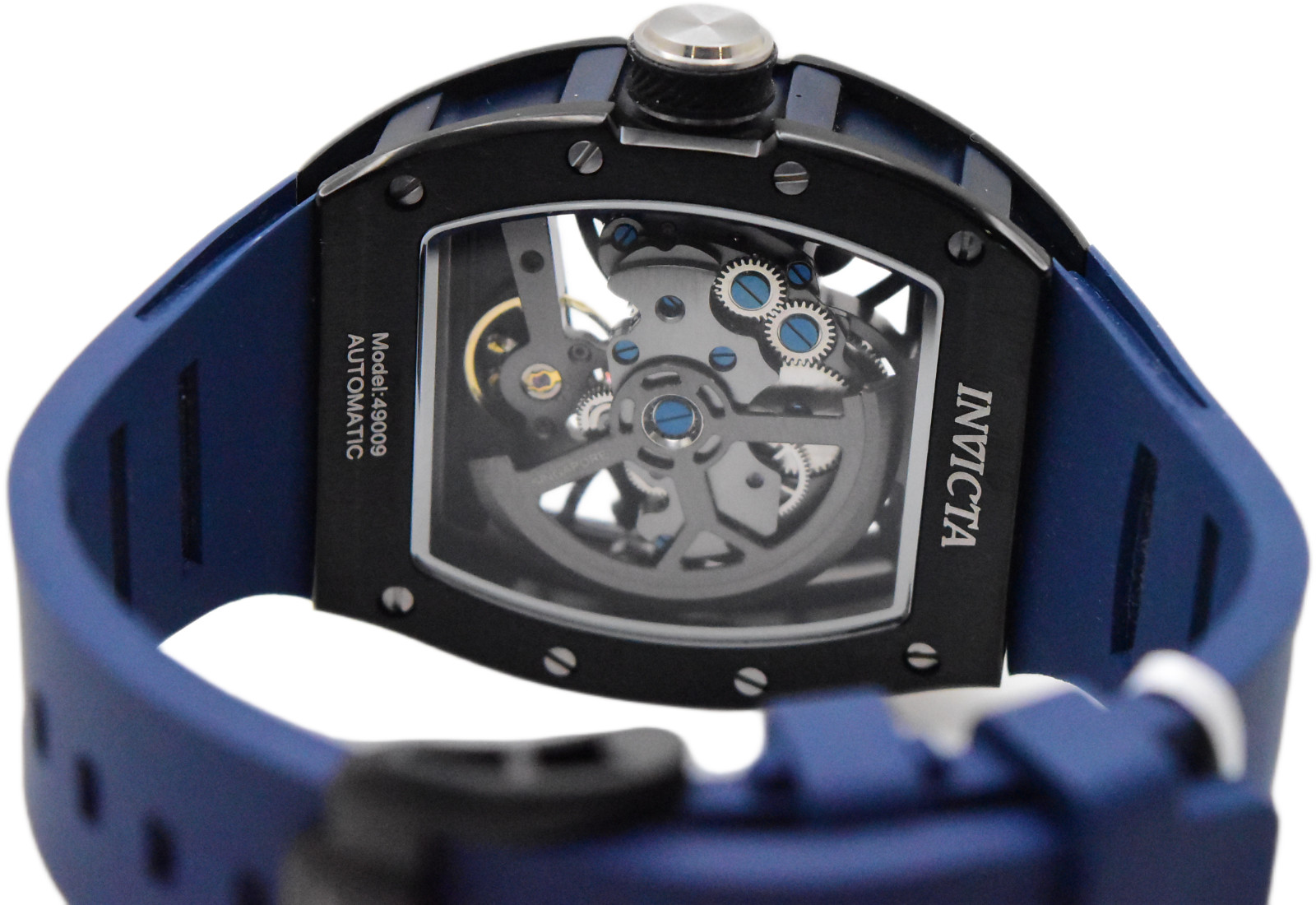 Invicta S1 Rally Interstellar Automatic Men’s Skeleton Dial Watch Blue 49009