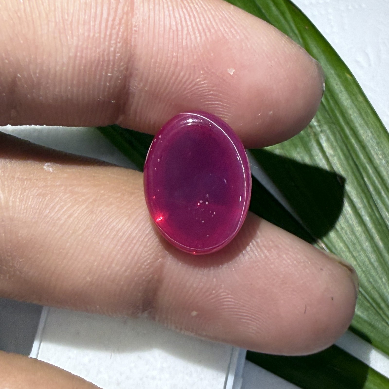 Certified 14.95 Ct Natural Vietnam Star Ruby 16.1×12.3 mm Oval 6-Ray Gemstone