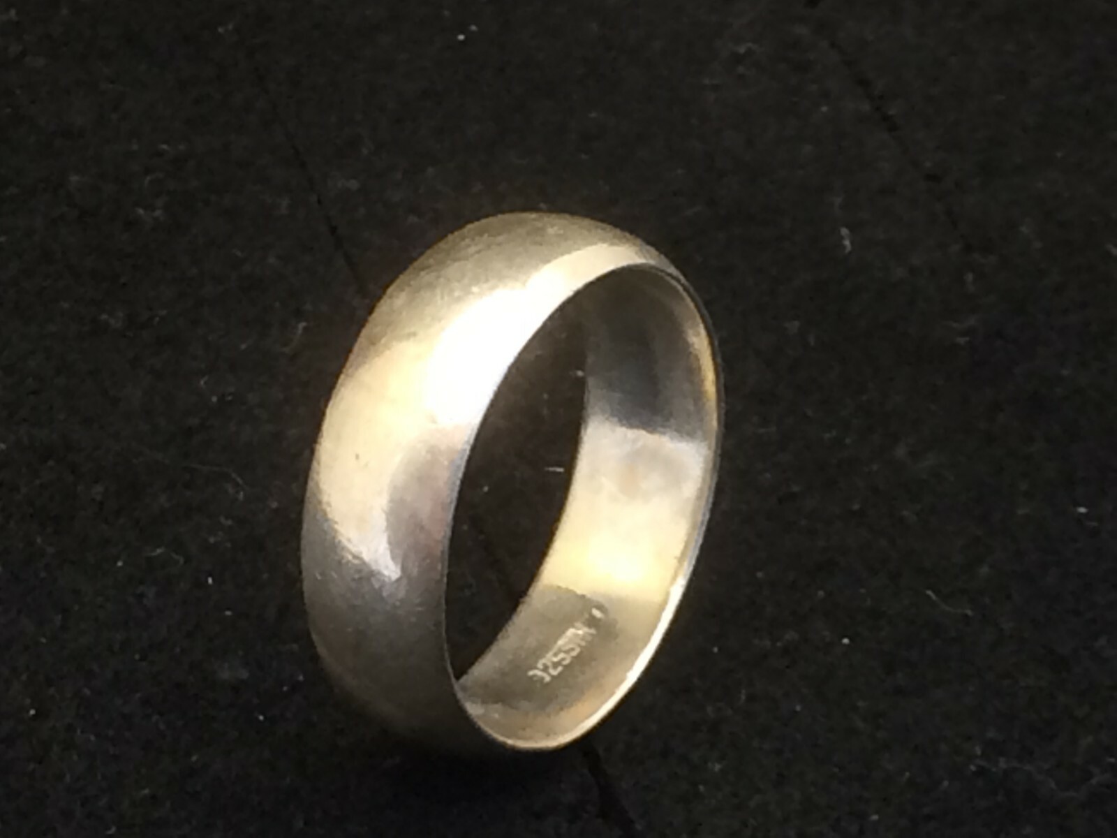 Solid SIX Silver Ring Ring 925 Hallmarked Silver 5.44g! 20mm Internal Dimension
