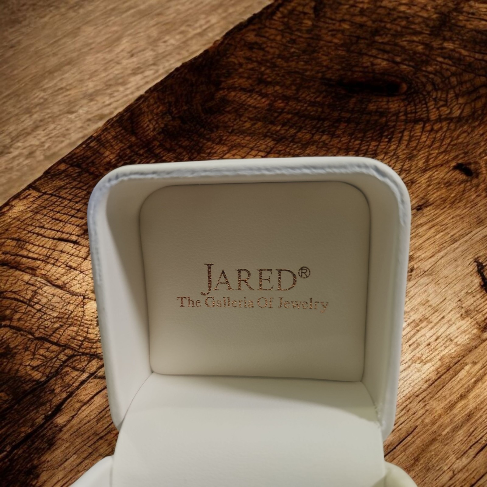 Jared Empty Earring Box New Cream Color Copper Color Outer Box