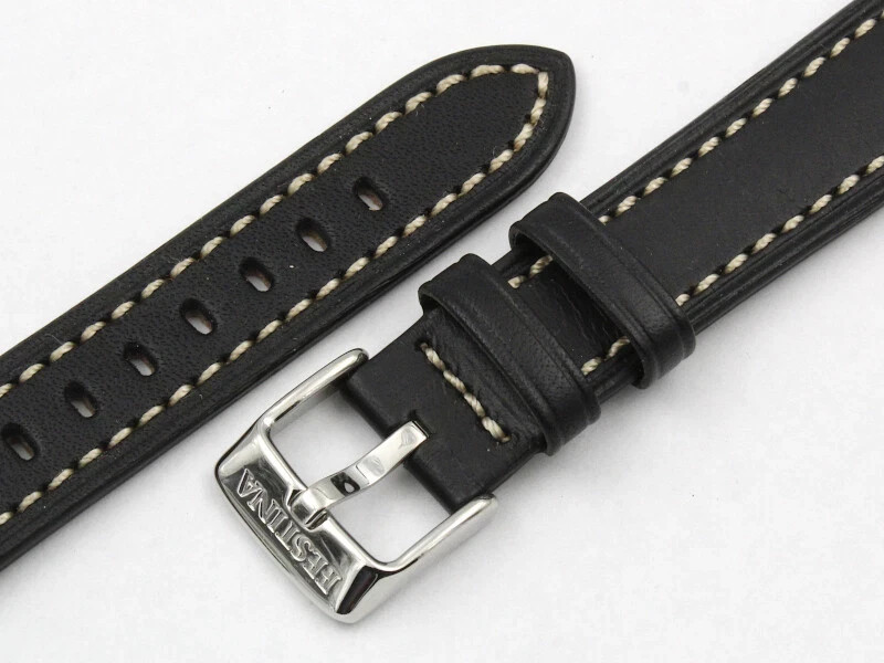 Festina Handcrafted Genuine Black Leather Strap Handmade Made Italy Top