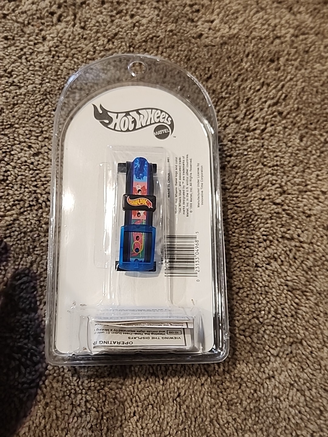 Hot Wheels Timepiece Speed Holo Flip Lid 1998 Digital Watch New