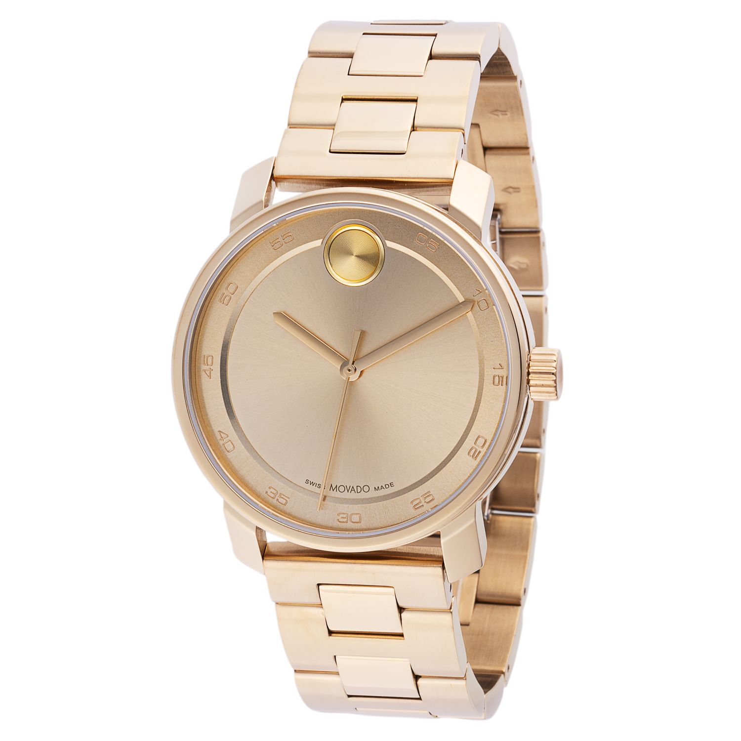Movado 3600912 Men’s New Bold Access Gold-Tone Dial Quartz Watch