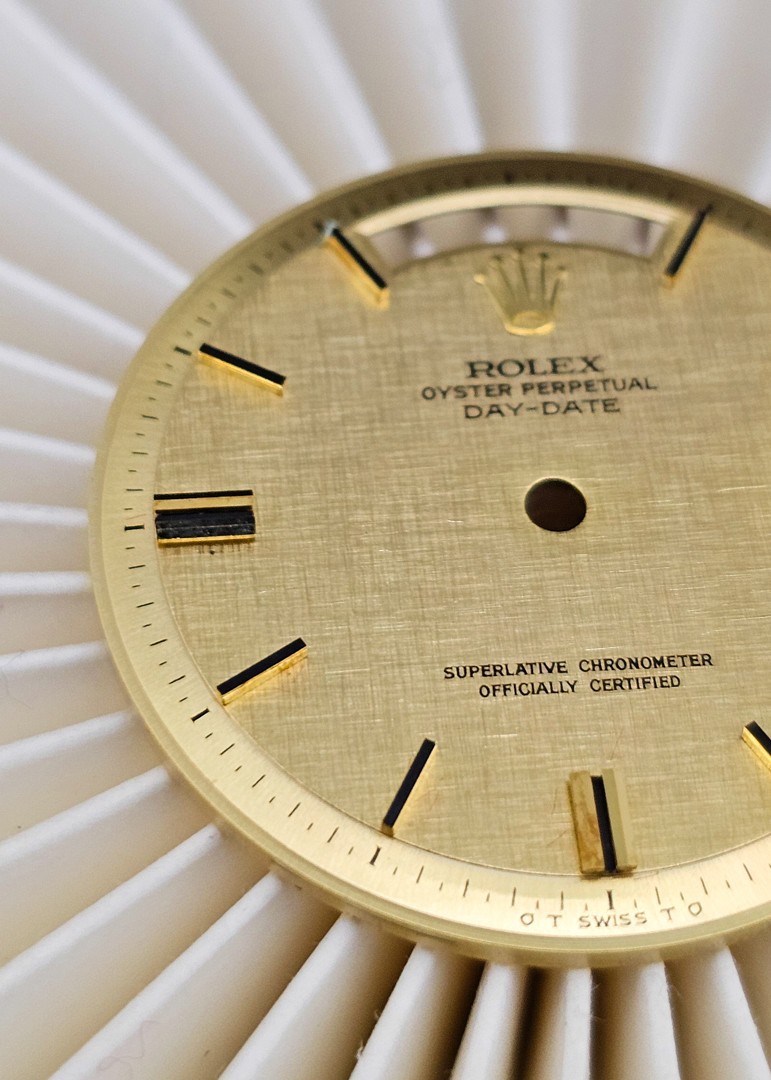 Rolex Golden Tapestries Day-Date Dial, No Trizium xRef. 1803, Plastic Glass