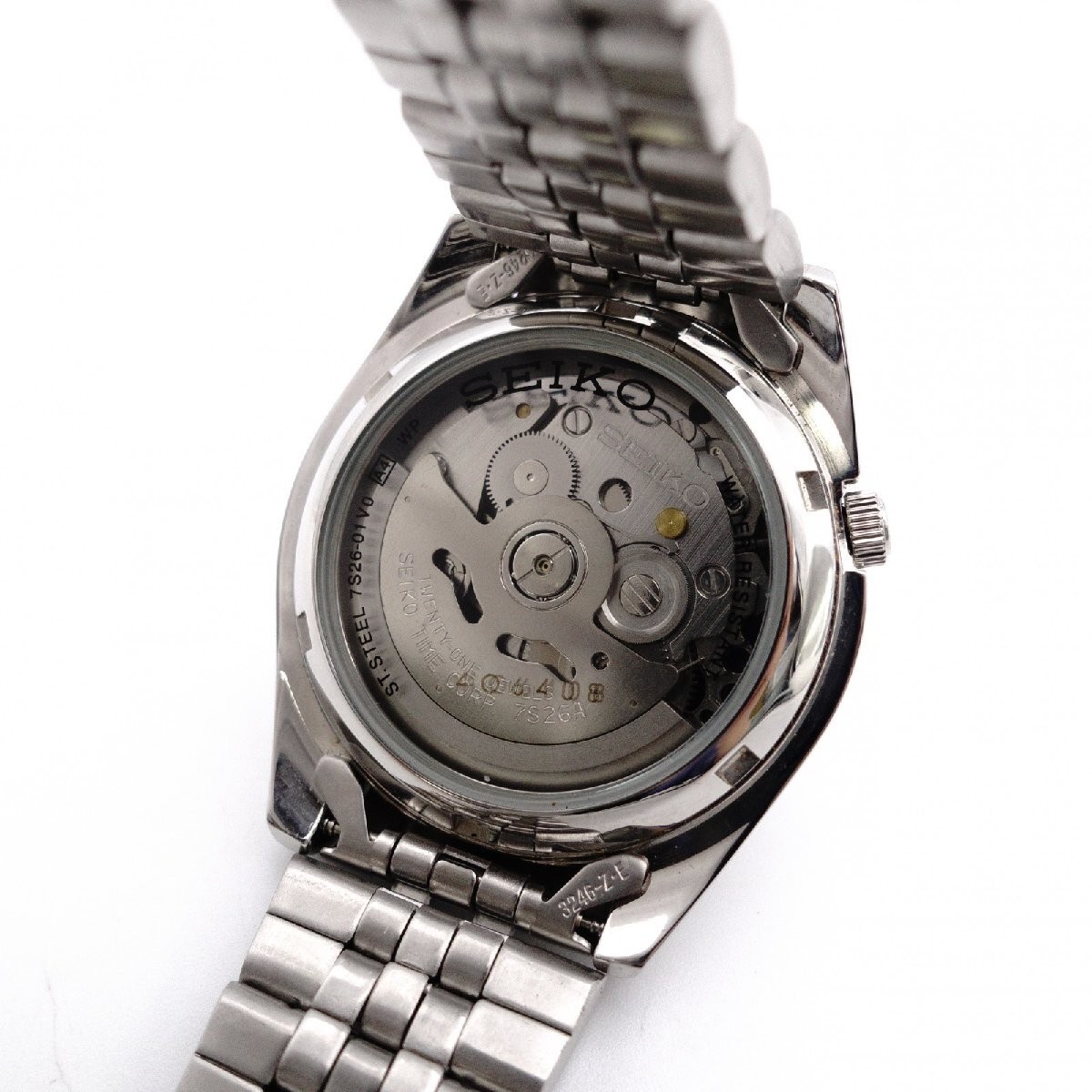 SEIKO Automatic SNK381KI Seiko 5 Watch Stainless Steel Silver