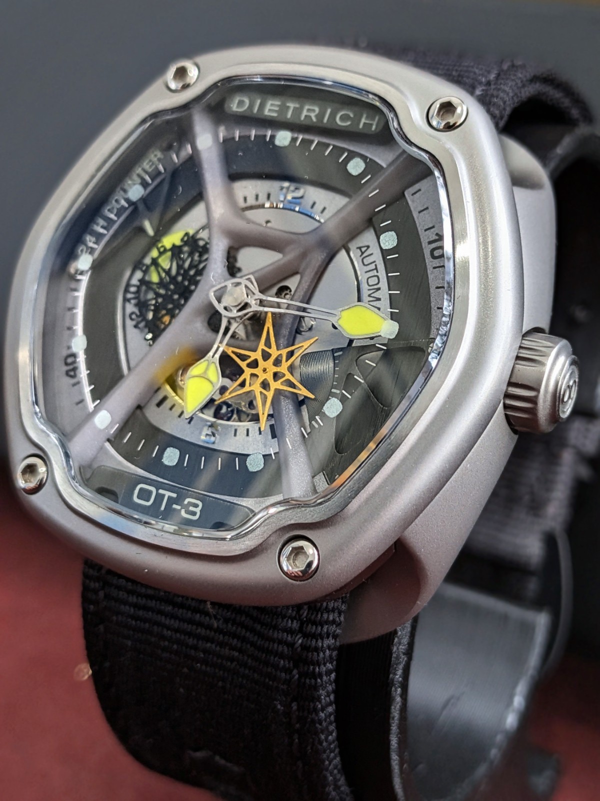 Dietrich OT-3 “Organic Time” Automatic Skeleton Watch