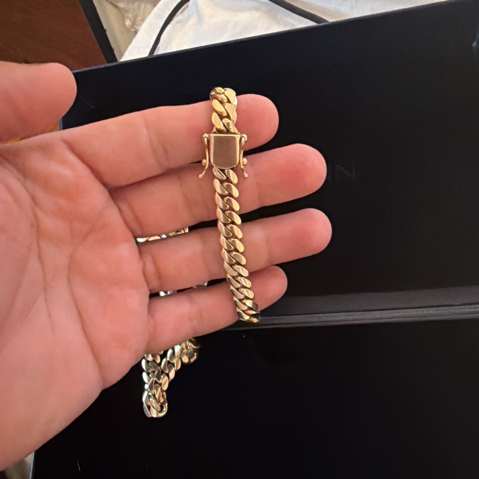 Handmade Miami Cuban Link Chain with Box Clasp