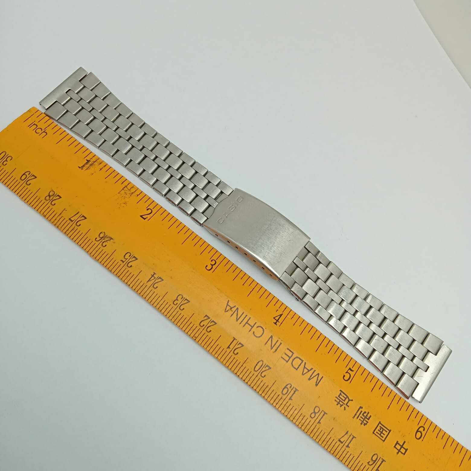 19 mm Casio Stainless Steel Vintage Men’s Watch B-787L Bracelet