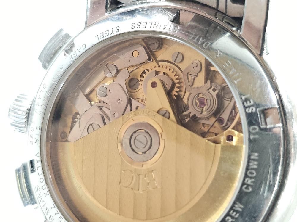 AS-IS Belair Valjoux 7750 42mm Stainless Steel Wristwatch (NOTES) (AM1097625)
