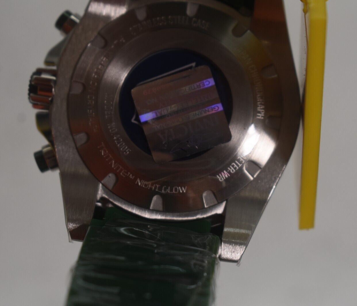 Invicta New York Jets VD5 Chronograph Wristwatch Ladies 43.5mm Stainless Steel
