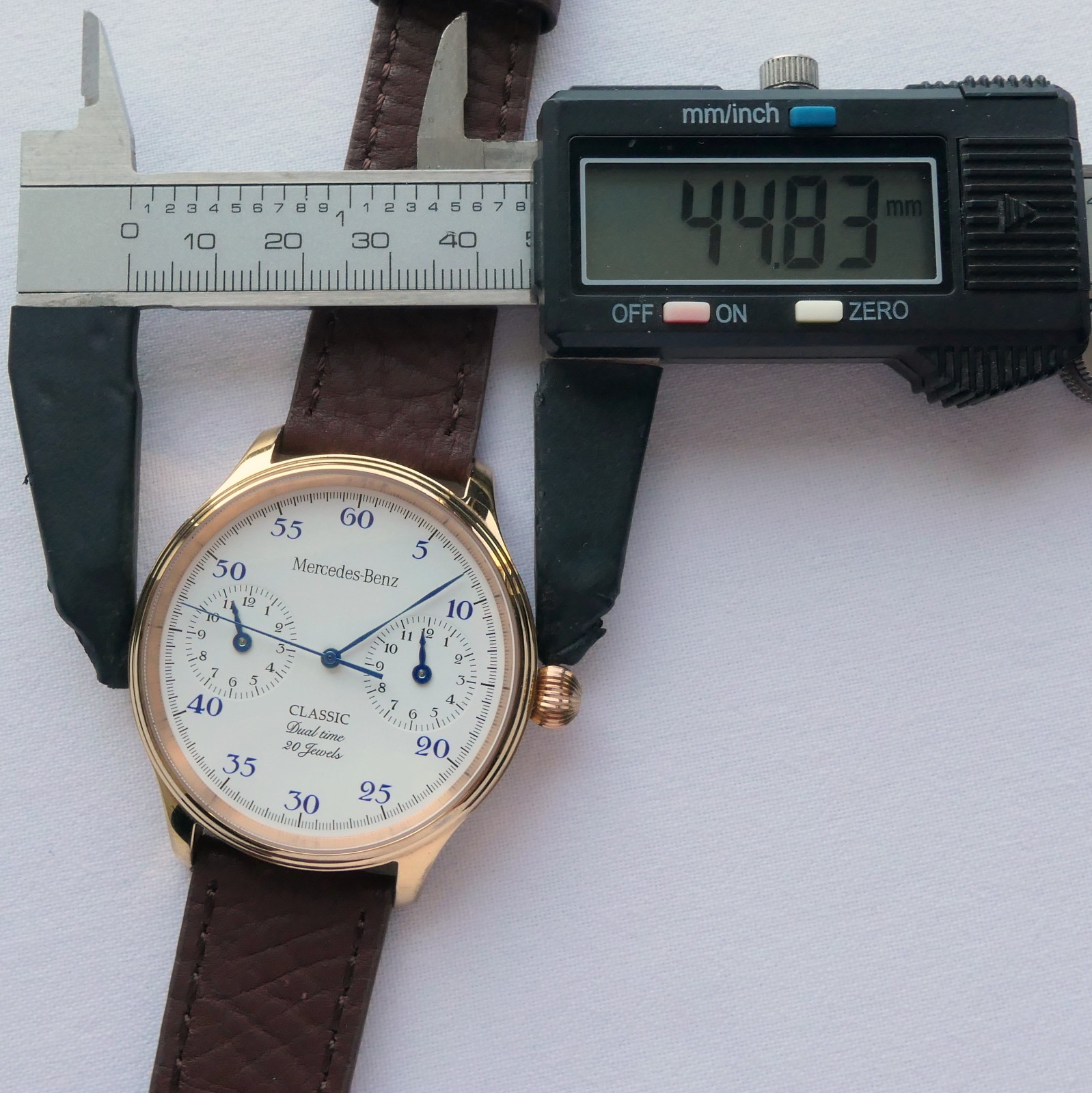 Mercedes Benz Classic Dual Time Zone Design Car Accessory GMT Automatic Watch