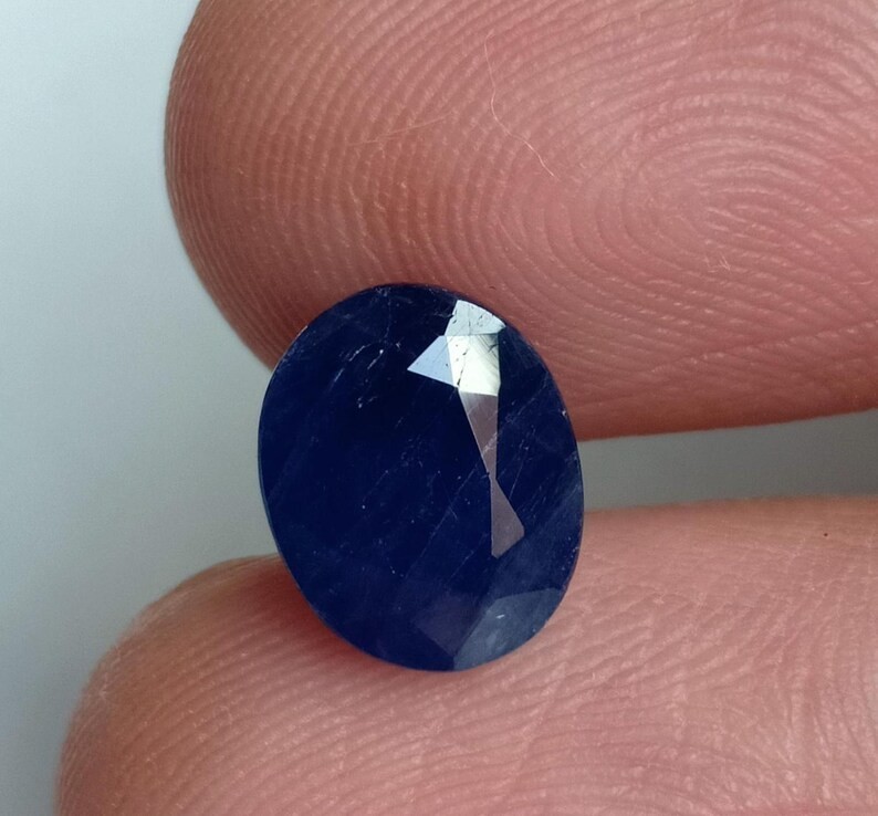 Corundum Sapphire Oval Shape Unheated Untreated Madagascar Stone 3.45 Ct