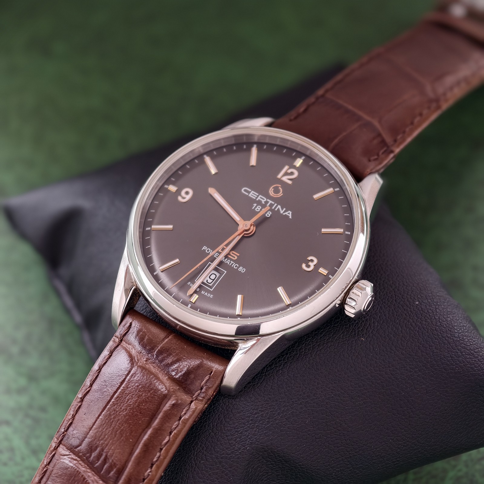 Certina Brown Dial DS Powermatic 80 C026407A Men’s Watch Automatic 39.7mm