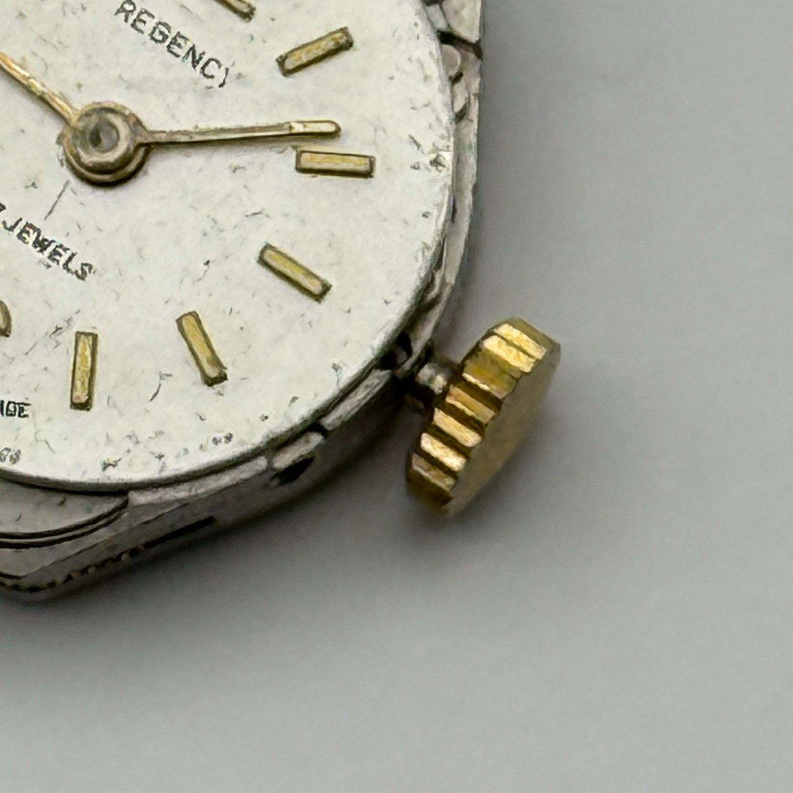 FHF 69-21 Watch Movement Regency Swiss 17 Jewels Manual Wind Parts Repair 15.3mm
