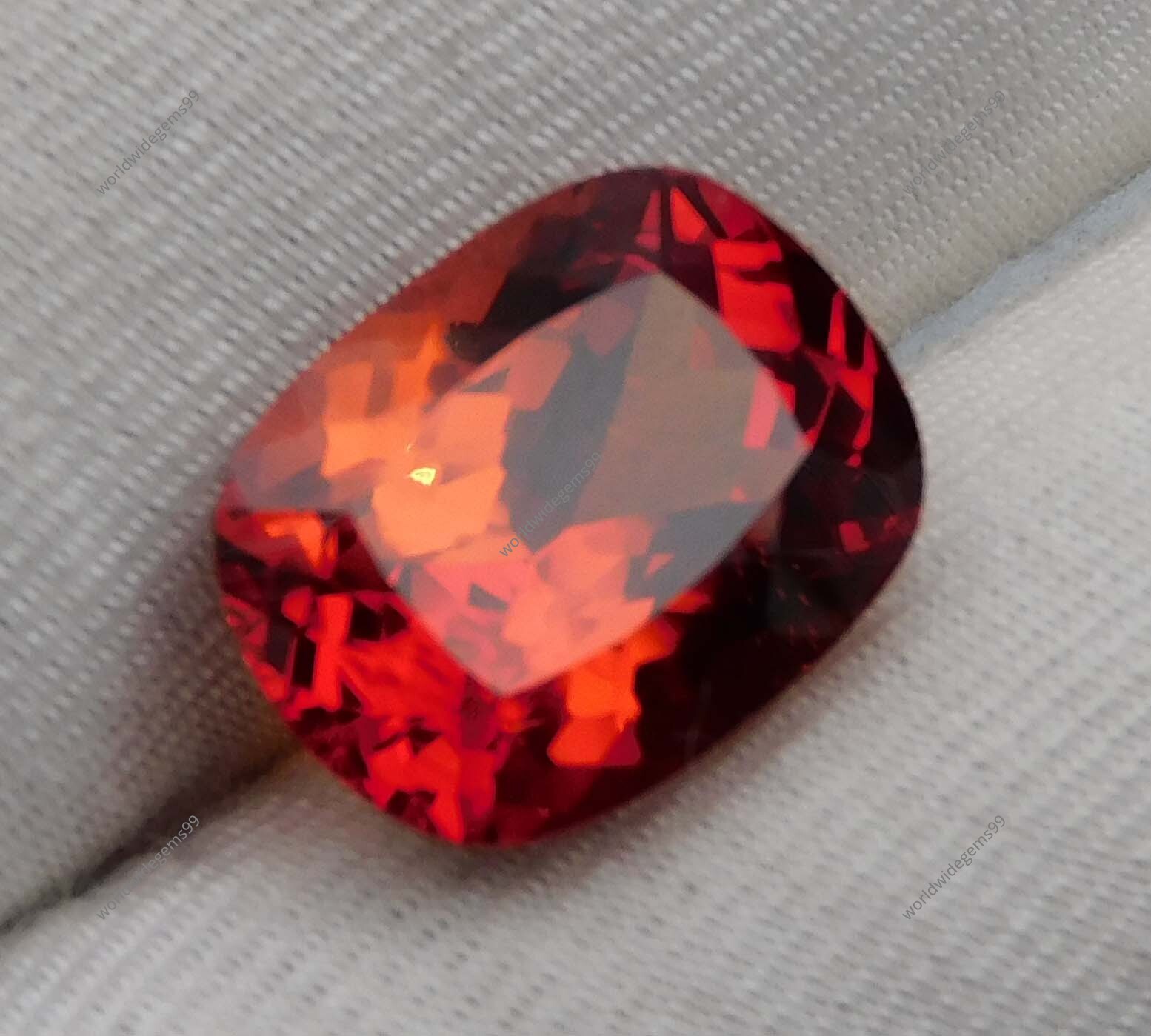 Natural Orange Sapphire 9.55 Ct Genuine Rare Certified Loose Gemstone