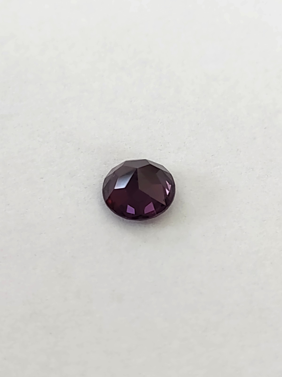 1.45ct Natural Deep Purple Round SPINEL – 6.9mm