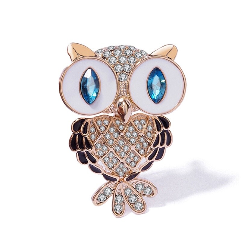High-end Owl Brooch Cute Trend Personality Temperament Corsage Accessories Pin