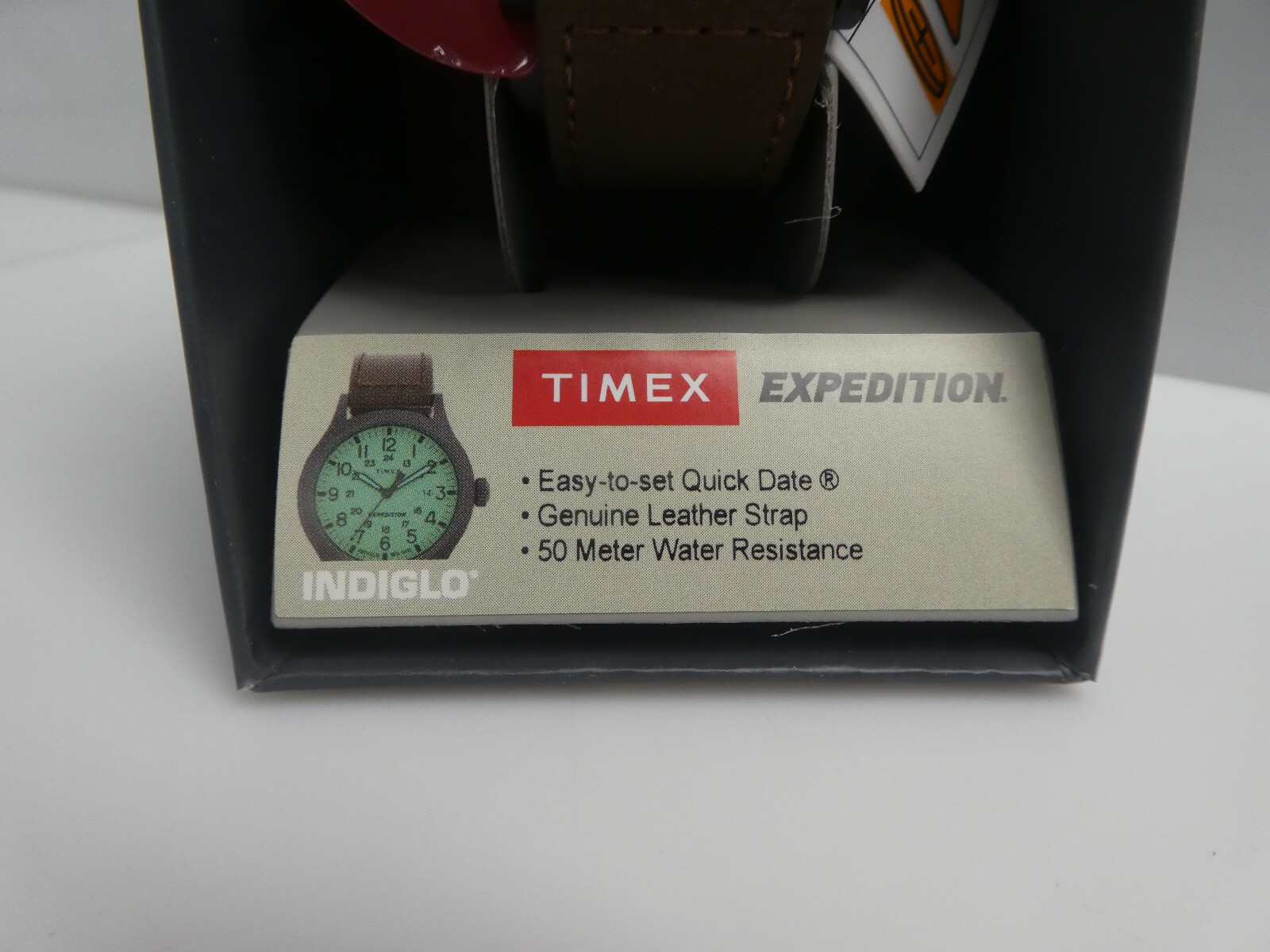 Lot of 2 Timex Men’s T49963 Expedition Scout 40mm Leather Strap Watch