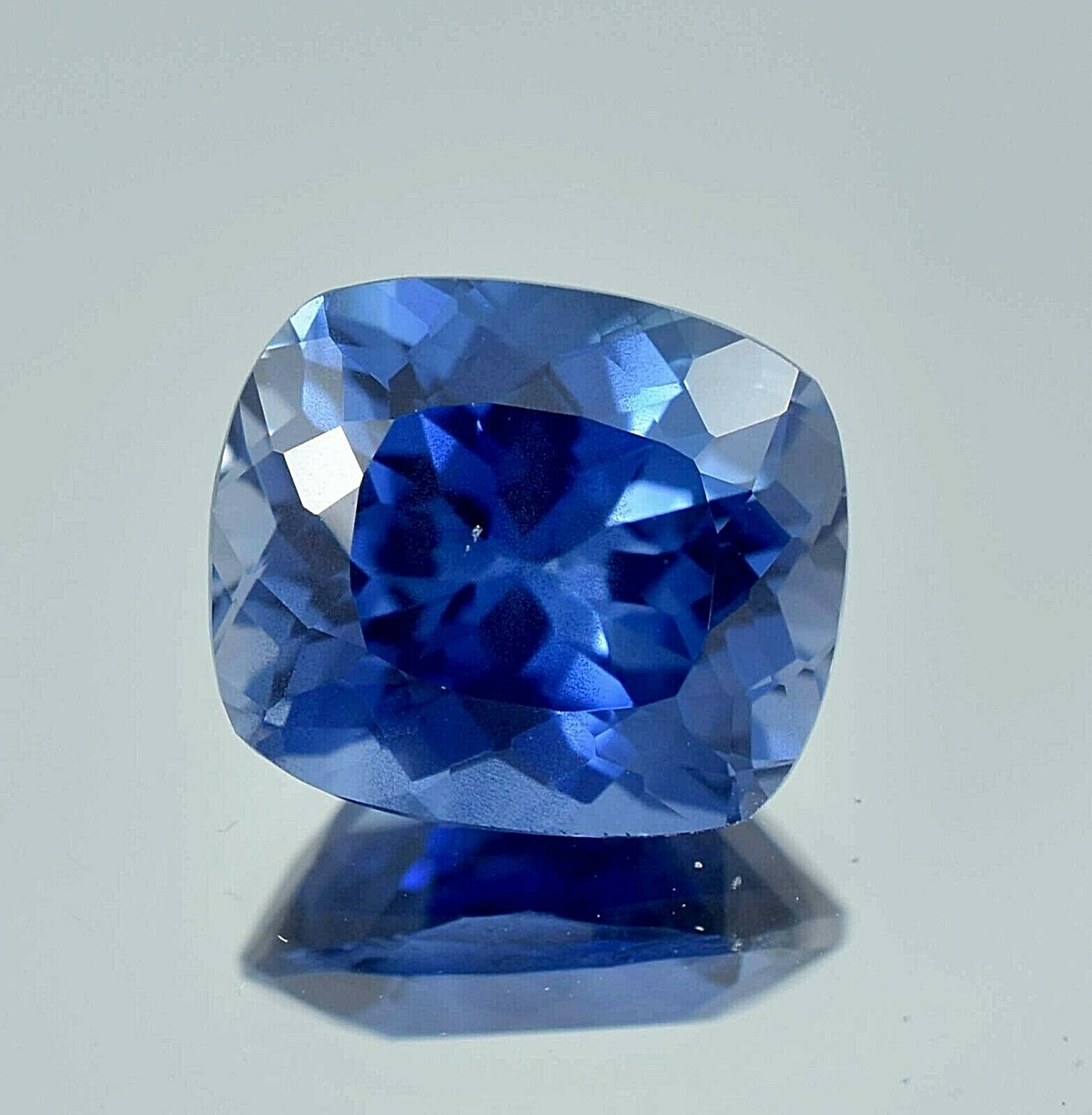 AAA 12×10 MM Natural Ceylon Royal Blue Sapphire Cushion Cut Loose Gemstone